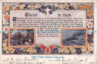 R535358 Christus ist auferstanden Diese Osterblumen von zu Hause Home Worte Nr 167