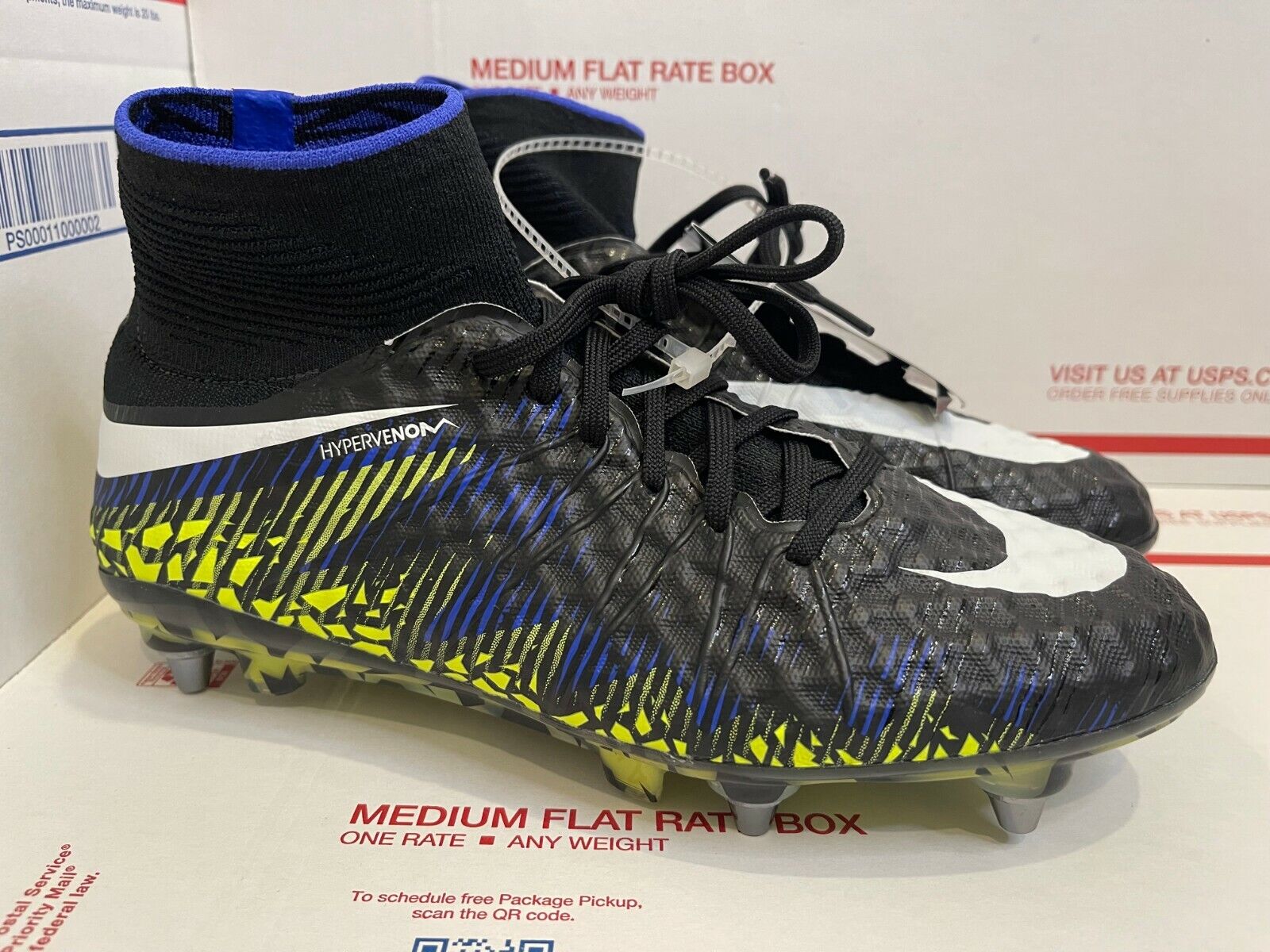 Rápido Taxi Tarjeta postal Nike Hypervenom Phantom II 2 SG-Pro ACC Soccer Cleats Men&#039;s 747489 018  Sz 7 US | eBay