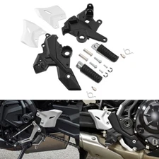 Front Driver Footpegs Pegs Bracket Fit For Kawasaki Ninja 650 17-25 Z650RS 22-25