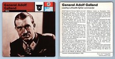 General Adolf Galland - 1912 - Personalities - WW2 Edito-Service SA 1977 Card