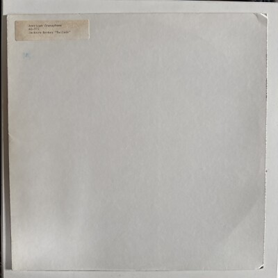 Jackson Berkey Ballade 1983 Vinyl LP American Records AG-371 Test Pressing Rare!