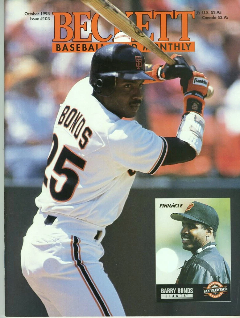 Las mejores ofertas en Barry Bonds béisbol de calidad excelente
