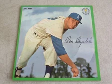 DON DRYSDALE LOS ANGELES DODGERS MLB 1964 AURAVISION 7" FLEXI 33RPM UNPUNCHED