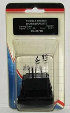 NEW BOATER SPORTS MARINE BOAT TOGGLE SWITCH BRASS/BAKELITE PART NO. SM31672B