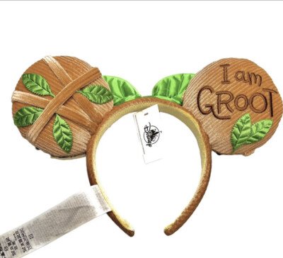 2022 Disney Parks Marvel I Am Groot Ears Mickey Headband  display picture 3