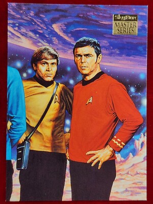 1994 Skybox Star Trek Master Series #F1 The Original Crew Card 1 0f 3 NM