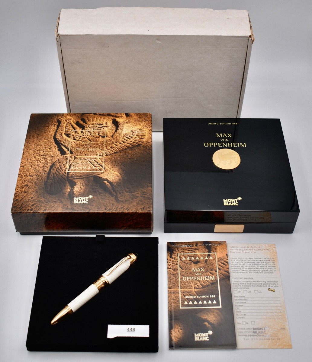 MONTBLANC 2009 Max von Oppenheim Patron of Art Limited Edition 888