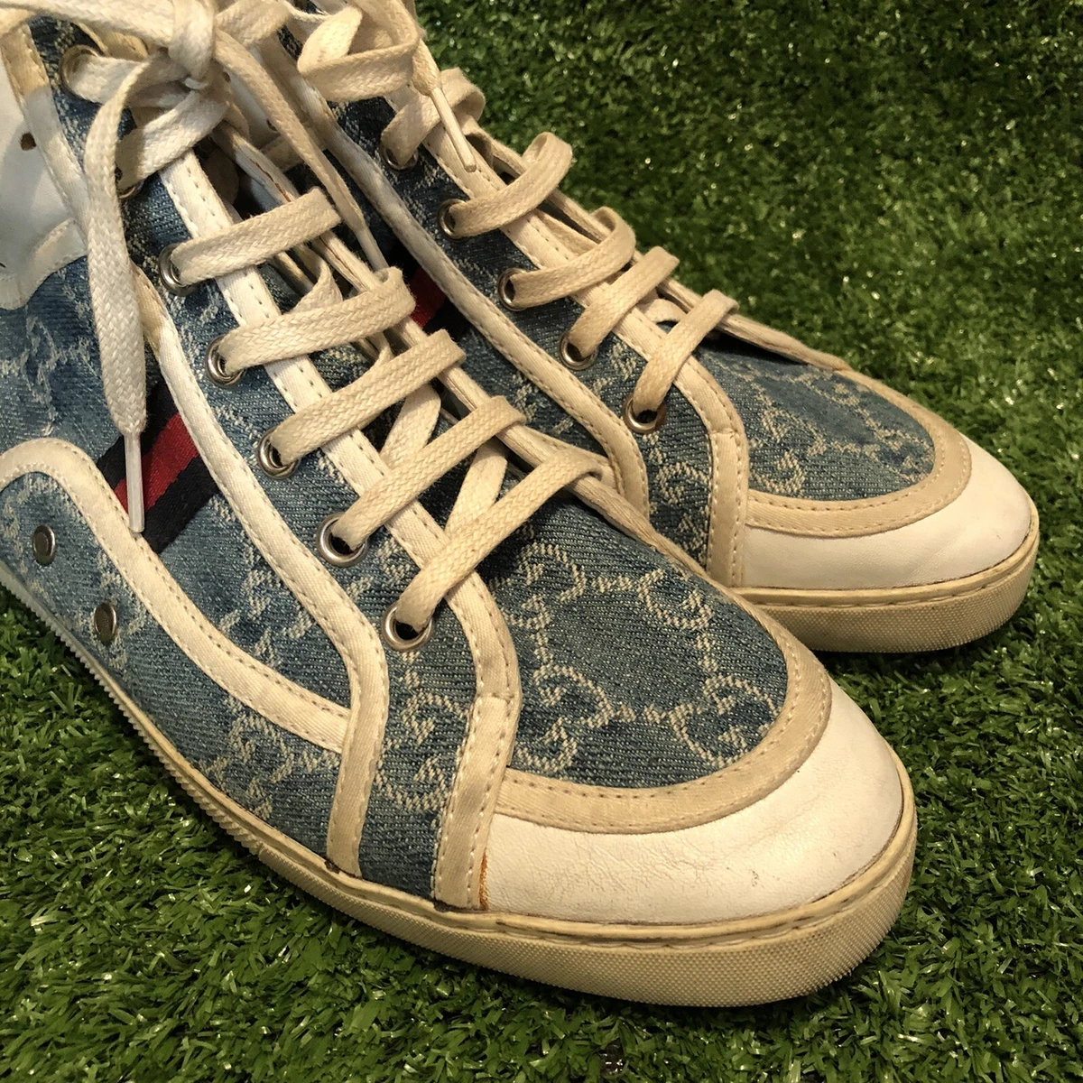 Gucci shop denim shoes