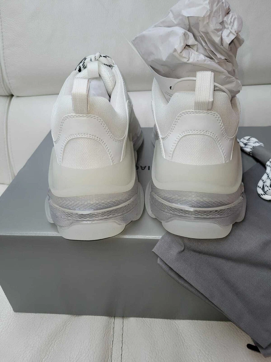 Balenciaga Women's Triple S Clear Sole Sneaker