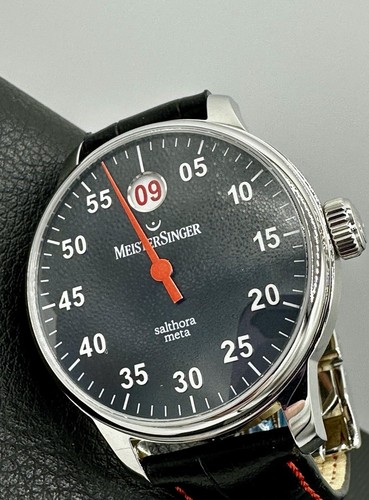 MEISTERSINGER Salthora Meta JUMP HOUR MSAM907 Swiss Automatic 43mm UNWORN