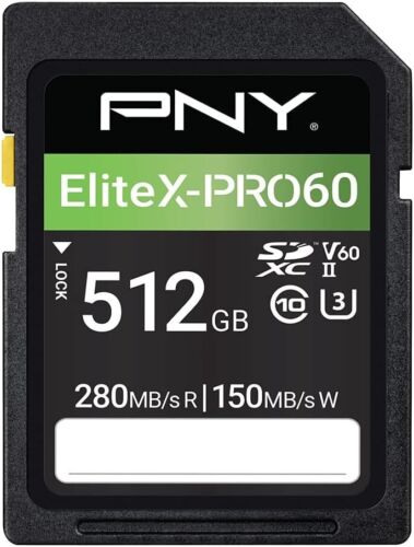 512GB EliteX SD Card with V60 Speed: Perfect for 4K UHD & Full HD Video Capture - Picture 3 of 10