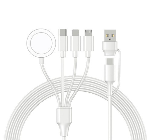 4in1 Multi USB Charger Charging Cable Cord For Apple Watch iPhone iWatch Type-C - Picture 13 of 13
