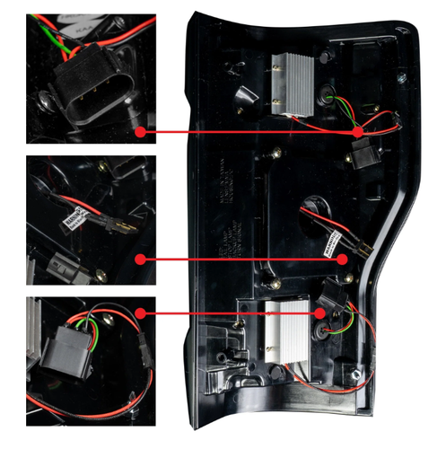 Recon Smoked OLED Tail Lights For 20-22 Ford F-250 / F-350 / F-450 Super Duty - Picture 8 of 8