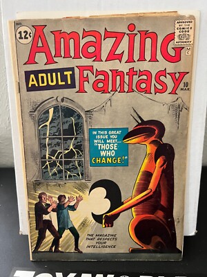 Amazing Fantasy 10 Marvel Comic Book Stan Lee Jack Kirby Steve Ditko Art Fair