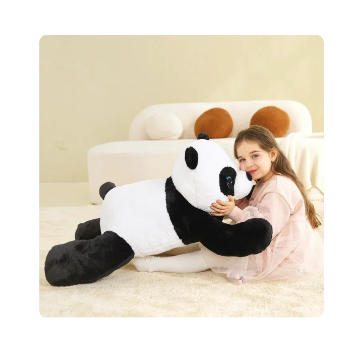 Гигантская панда мягкая плюшевая мягкая игрушка-животное подарок детям 30 дюймов - Изображение 4 из 4