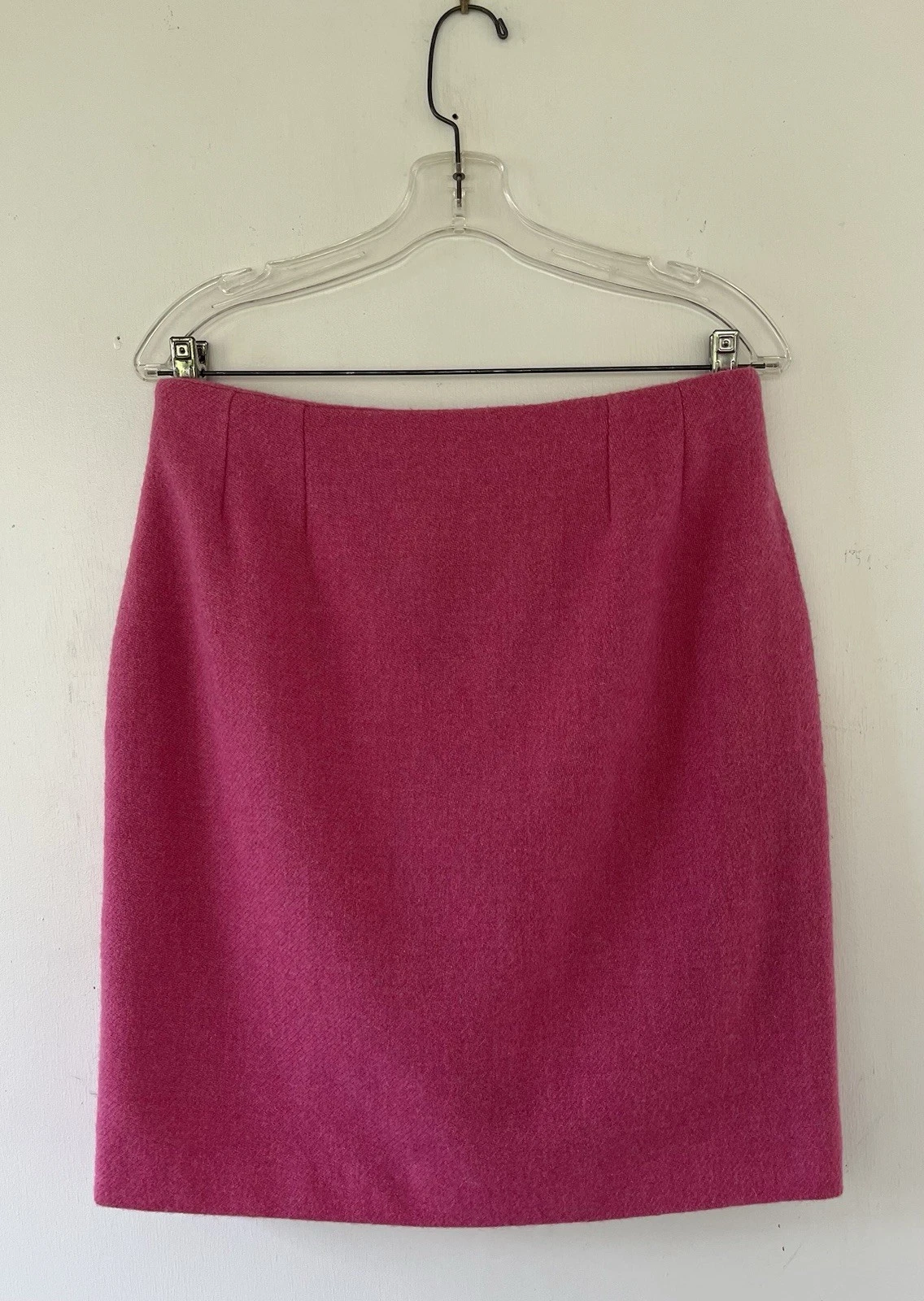 Dior — Christian Dior Vintage 1998 John Galliano Pink Wool Skirt Rose Floral Silk