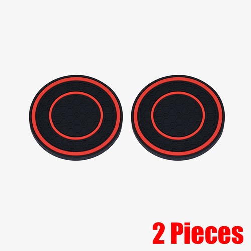 2PCS Car Interior Cup Holder Coaster Anti Slip Mat Dust-proof Universal Coaster - Picture 12 of 17