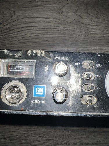 GM CBD-10 CB Radio Trans-Am Untested No 1975 No Receiver - Photo 4/14