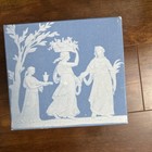 VINTAGE WEDGWOOD VENICE 3.75" x 2"  POWDER TRINKET BOX JAR  New In Box — photo 5