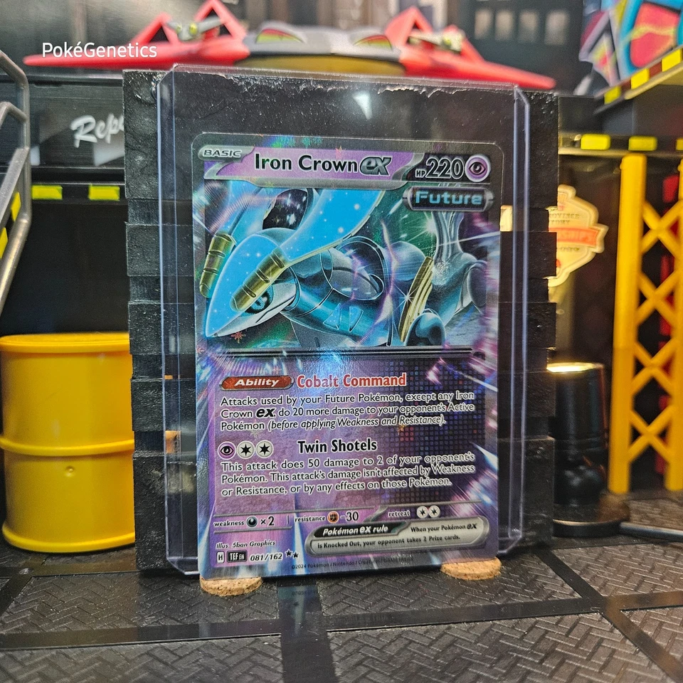 Iron Crown ex Temporal Forces Ultra Rare Pokémon TCG 081/162 Scarlet Violet SV05 - Image 3 of 4