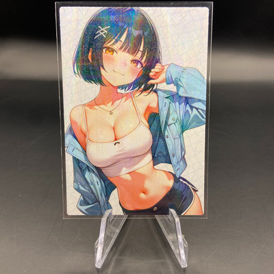 Akuma Nihmune VTuber Holographic Anime Collectible Trading Card