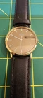 VTG Seiko Watch Brown Dial Gold Tone Round 4100-9007 - New Battery