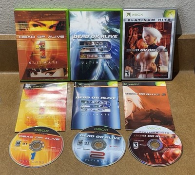 Dead or Alive 1 2 3 Ultimate Trilogy (Microsoft Xbox, 2004) Complete With Manual