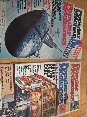 Popular Mechanics Magazine 1983 / 1984 Lot Of 4