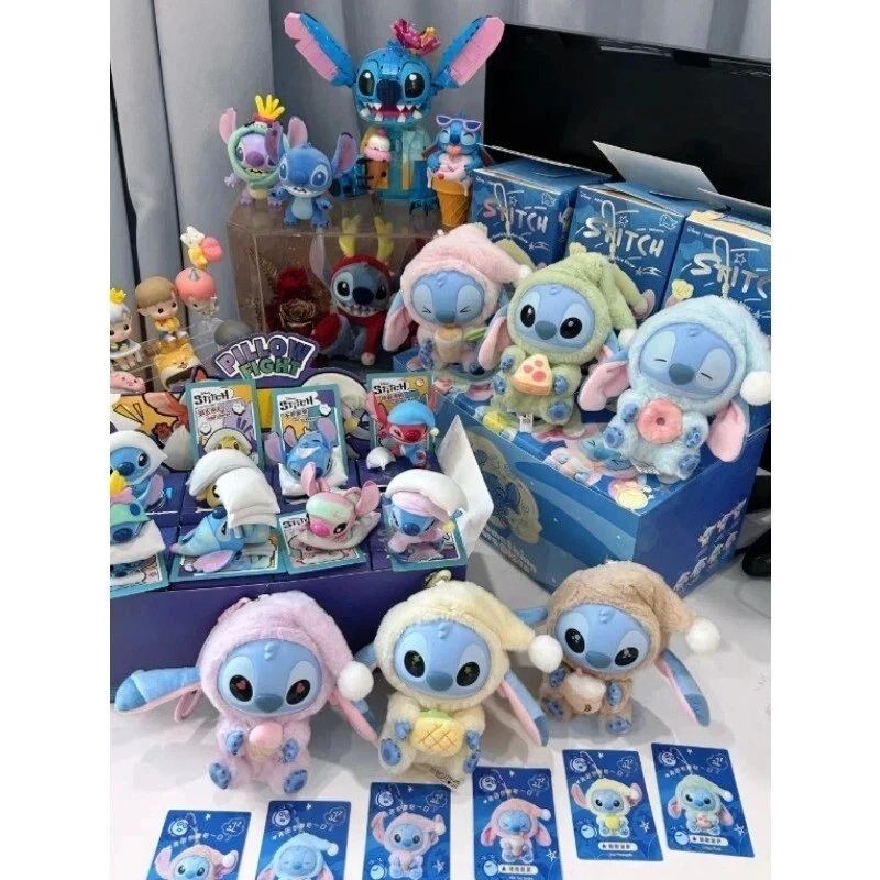 Figura Vinilo Serie Miniso Stitch Eat Something Before Sleep Caja Ciega Confirmada Foto 4 de 4