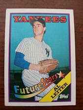 1988 Topps baseball Al Leiter  #18 RC  Future Stars   New York Yankees  B126
