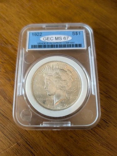 1922 US Peace Dollar Uncirculated Condition