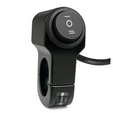 1 Piece Motorcycle Handlebar Switch Waterproof On-Off-On Switch- 1 Piece