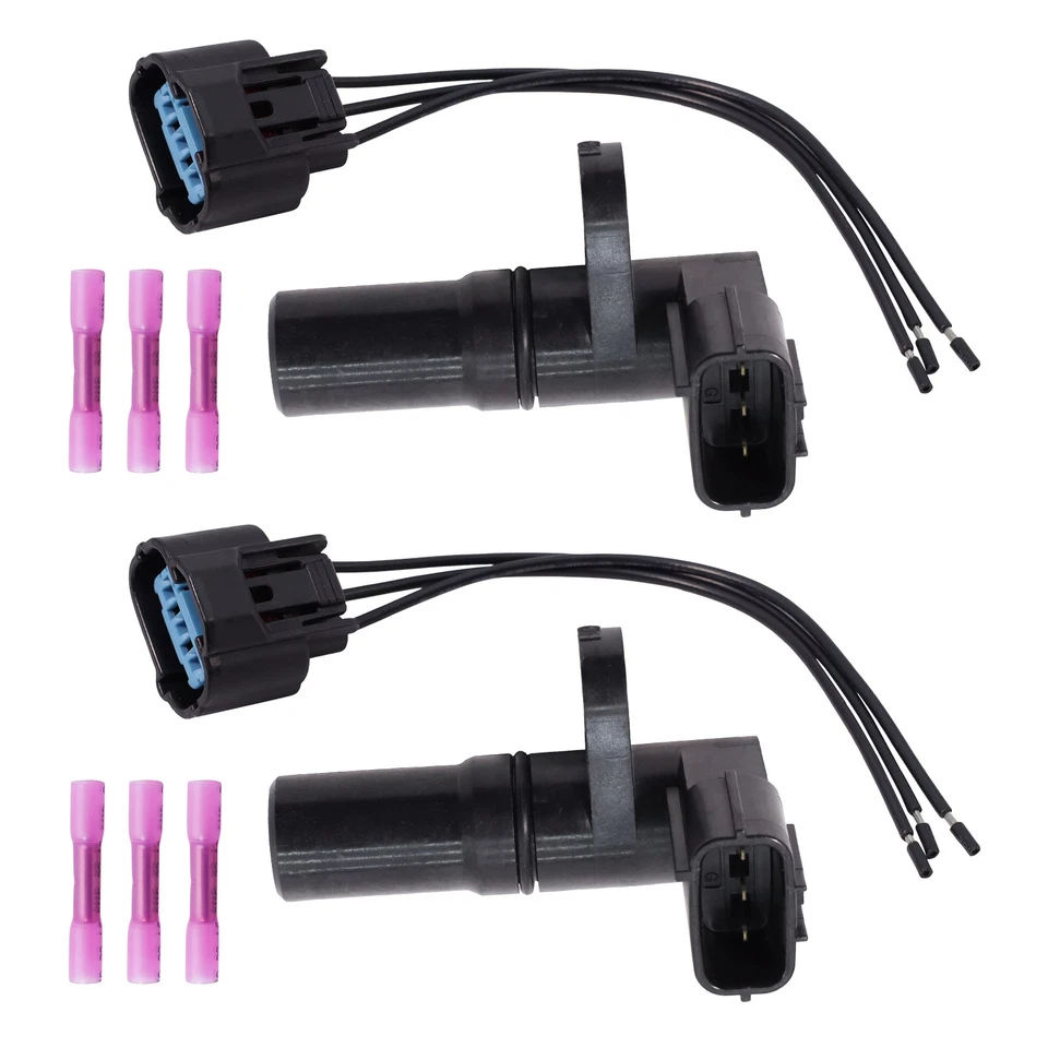 2xTransmission Input Output Vehicle Speed Sensor+CONNECTOR FOR ACURA HONDA 01-11 Foto 2 de 4