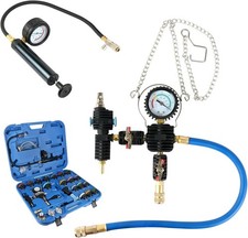 Coolant Pressure Tester Vacuum Refill Kit w/ Pressure Gauge 28Pcs Tester Kit