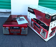 Victrola V50-200 Haley Retro Turntable CD Radio Bluetooth Red