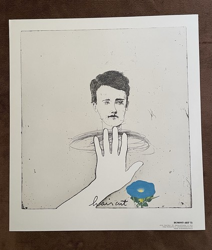 Jim Dine - Brown Haircut - DuMont Art 1975 Calendar Art Print - Picture 1 of 3