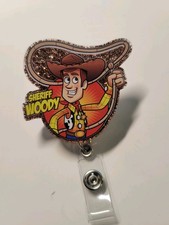 Toy Story Sheriff Woody Retractable Badge Reel