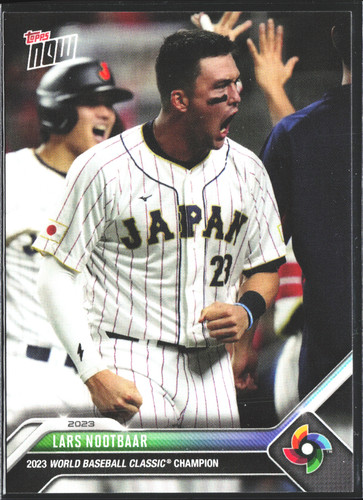 Lars Nootbaar with Shohei Ohtani Baseball Card 2023 Topps Now WBC Champions