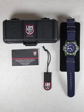 Luminox Series 3500-1GBQ H-3 LX-200 Navy Seal Green Blue with case - READ