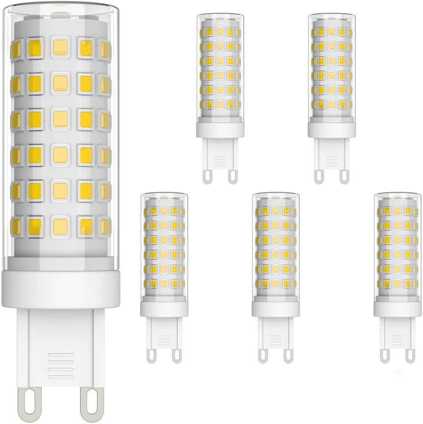 Risparmia con il Pack 6 Lampadine G9 LED 9W 4000K - Luce per la Casa