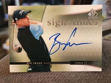 2004 Ben Crane SP Authentic Sign of the Times Auto #CR