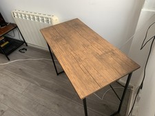 Minimalist Industrial Desk, Small Yet Sturdy, For Home Office Use