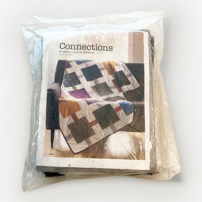 RARE Fons & Porter ''Connections'' 61 1/4'' x 80 3/4 Quilt Kit New 2014