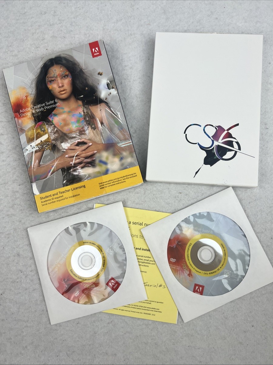Adobe Creative Suite 6 Design & Web Premium Windows Education w