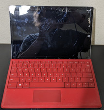 Microsoft Surface 3 128GB WiFi 1645 bundle Keyboard For Parts Broken Screen