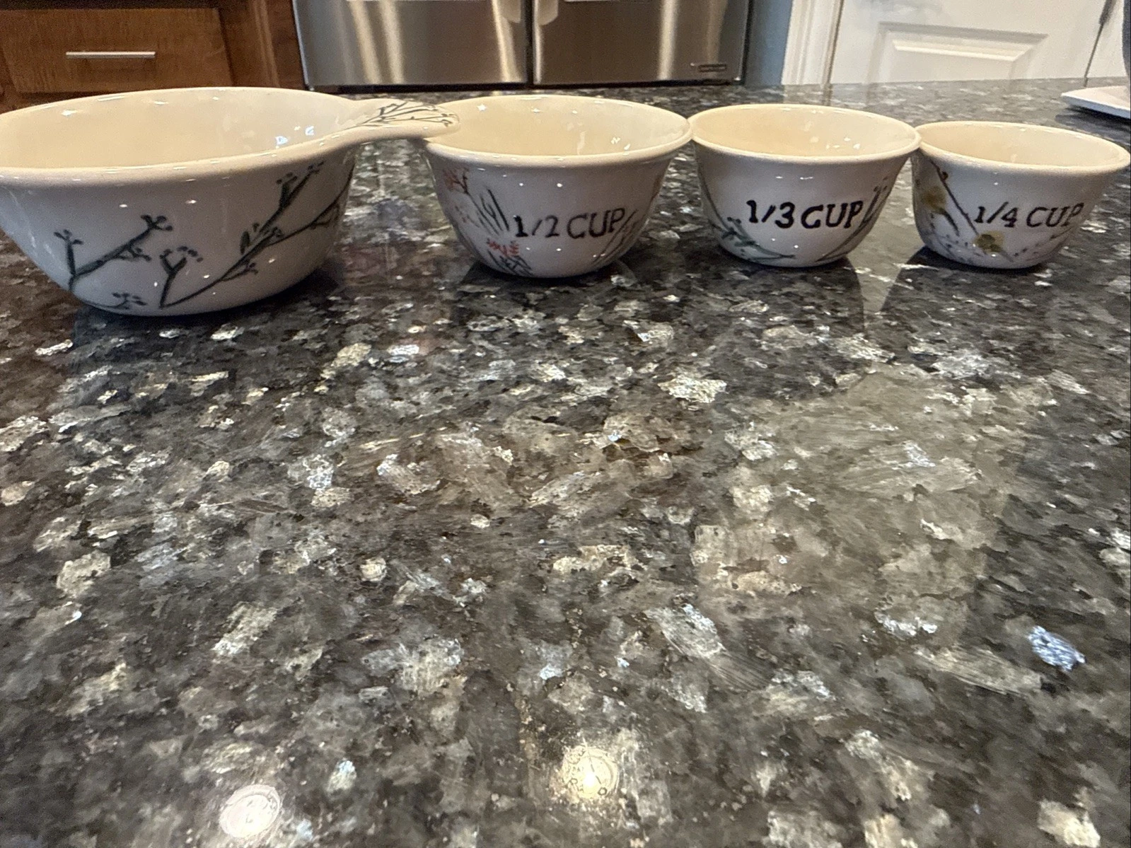 Anthropologie Dagny Measuring Cups Set Of 4 Nesting Botanicals Wildflowers
Opens in a new window or