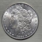 Uncirculated 1884-CC Carson City Mint Silver Morgan Dollar VAM-2