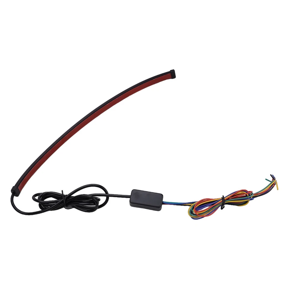 30CM LED Motorcycle Signal Light Flexible Brake Strip Sequential Tail Light - Image 4 of 4