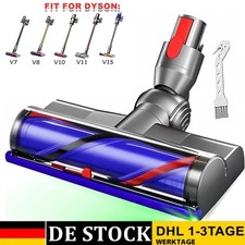 Für Dyson V7 V8 V10 V11 V15 Bodendüse Elektrische Turbobürste Ersatz Kopf LED DE