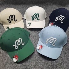 New Malbon Line Art Golf Hat Adjustable Fits Most Baseball Cap Outdoor Sport*、